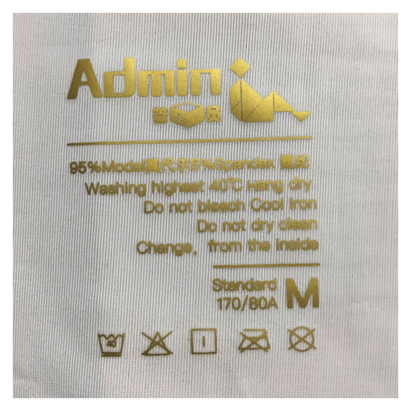 Custom Care Label 
