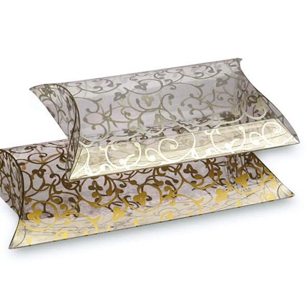 Customized Plastic Packaging Clear PVC Pillow Box