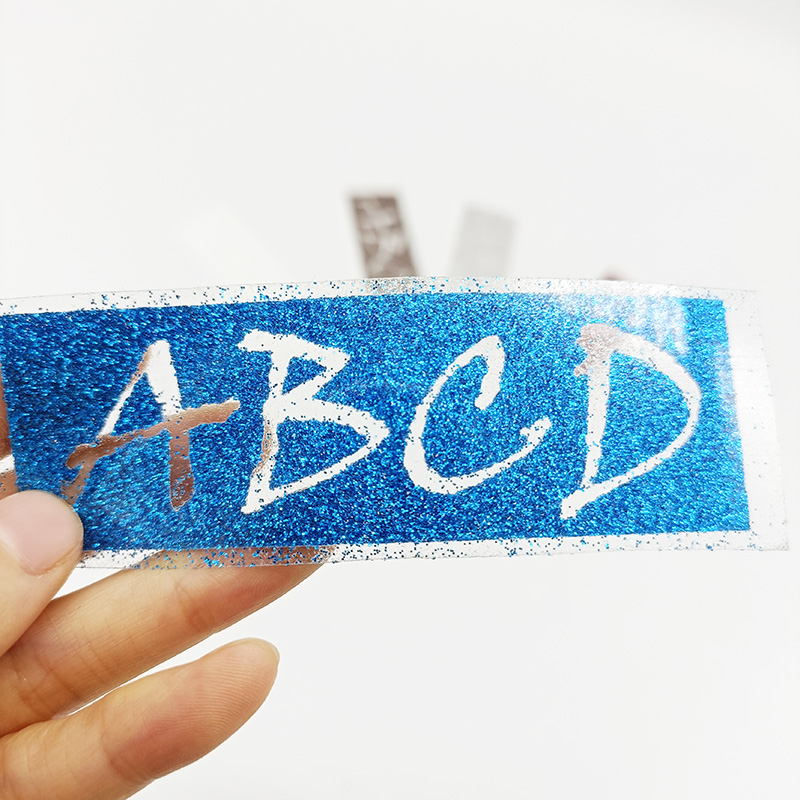 Custom Logo Glitter Heat Transfer