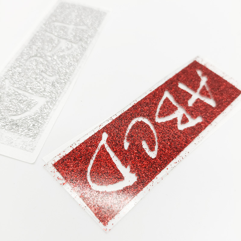 Custom Logo Glitter Heat Transfer