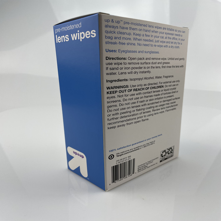 Lens Wipes Box