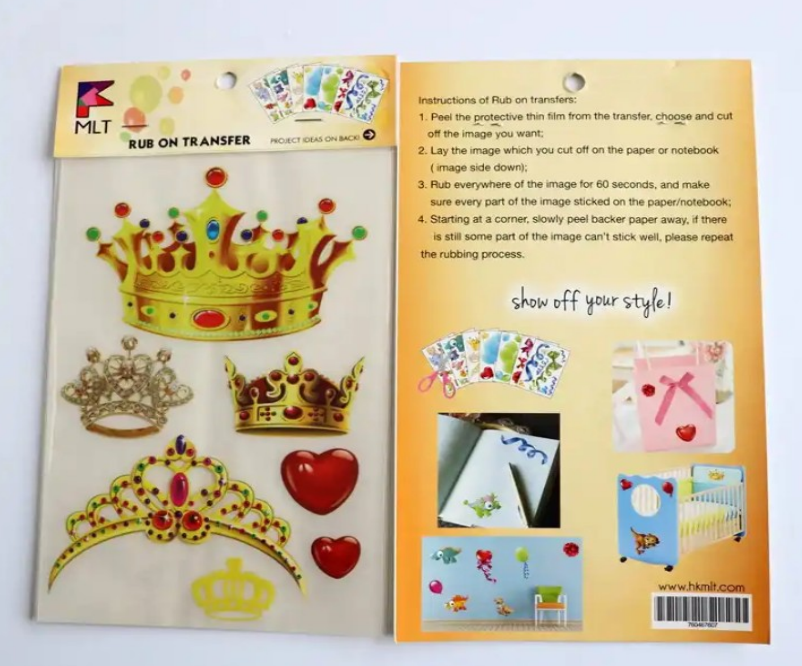 How To Apply Rub On Transfer Stickers