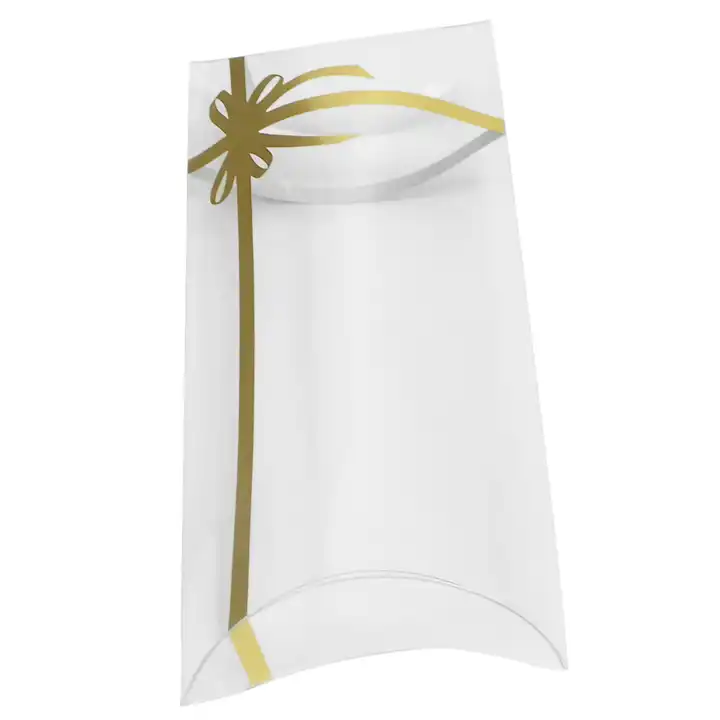 Customized Plastic Packaging Clear PVC Pillow Box