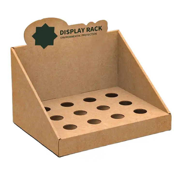 Custom Logo Kraft Paper Table Display Box