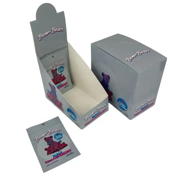 Custom Logo Kraft Paper Table Display Box