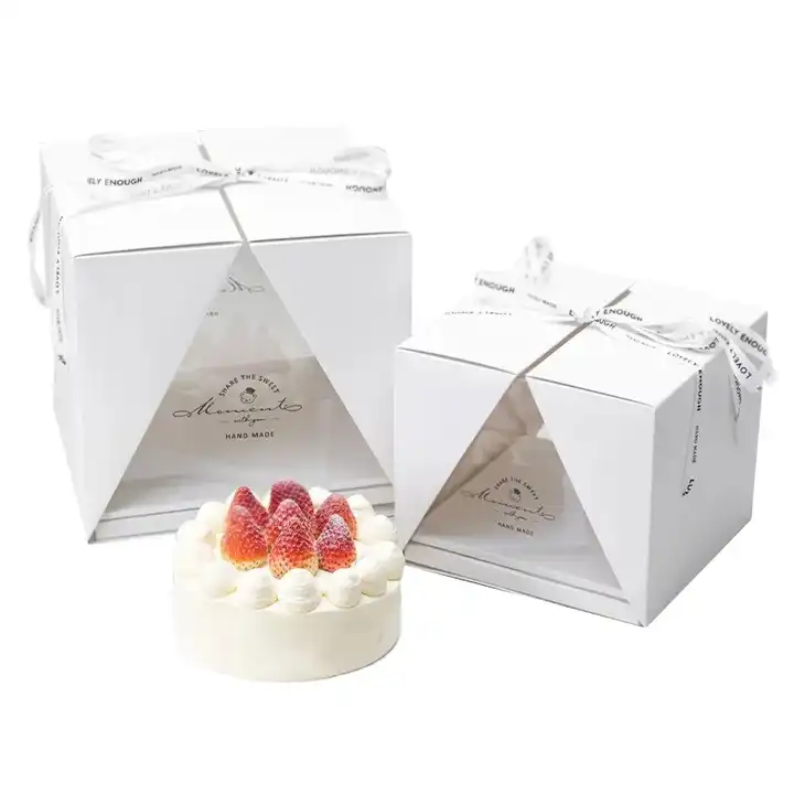 Transparent Plastic Boxes With Ribbon