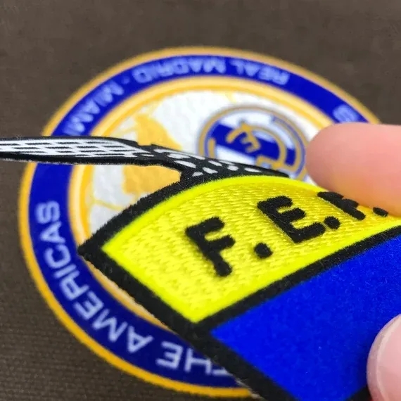 Heat Transfer Flocking Badge