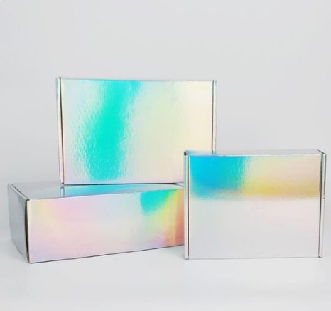 Caja de embalaje holográfica de Papar