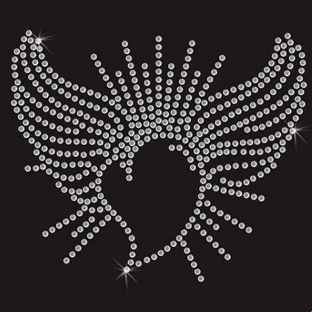 Individuelles Strass-Wärmeübertragungslogo
