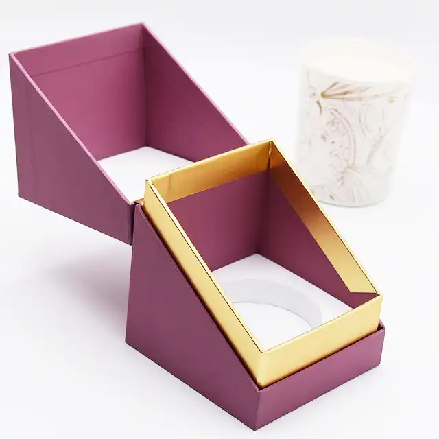 boîte à bougies personnalisée